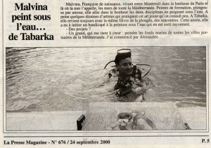 Article dans "La Presse Magazine" en 2000